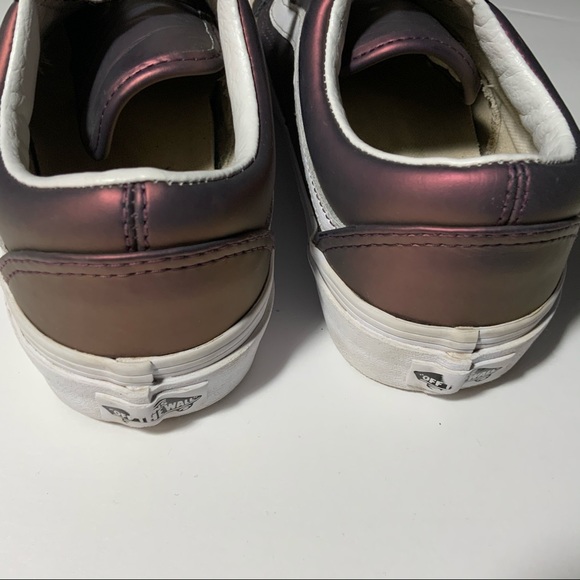 Vans Metallic Purple  skate sneakers size 5.5 - Picture 5 of 11